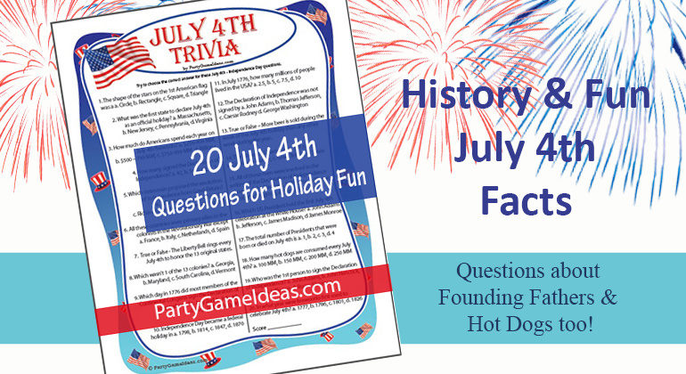 July 4th Trivia Game