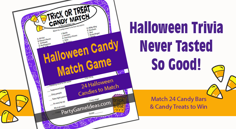 Trick or Treat Halloween Candy Game