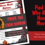 Horror Movie Madness Trivia Game