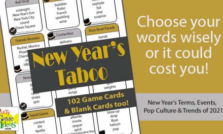 New Years Taboo Game