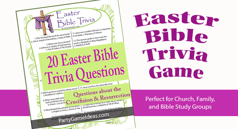 Easter Bible Trivia Quiz Lesson