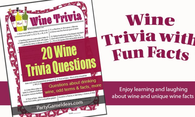 Wine Trivia 20 Questions