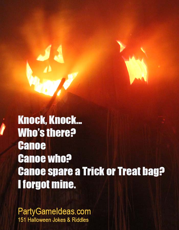 Halloween Knock Knock Jokes Kids Halloween Jokes and Riddles Lunch Notes
