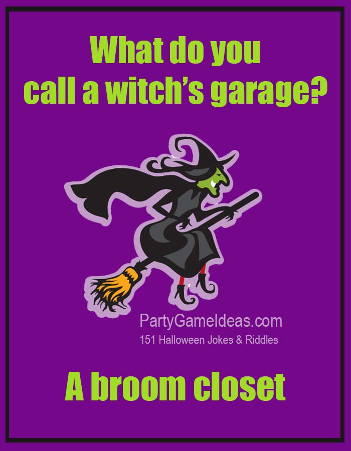 Silly Halloween Jokes Witch Jokes