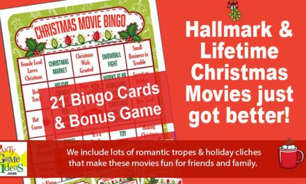 Hallmark Christmas Movie Bingo Cards